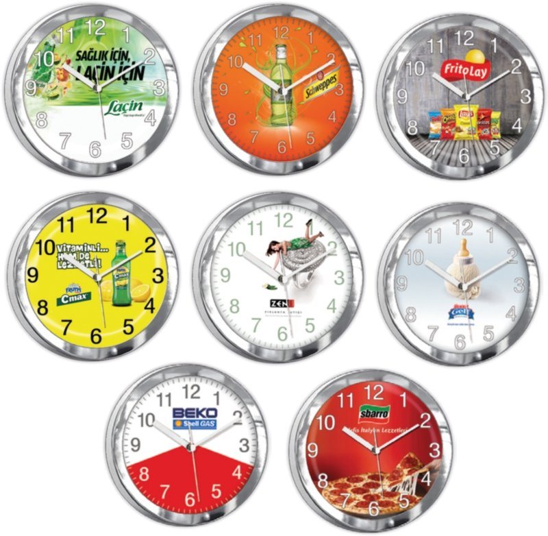 11 cm Metal Buzdolabı Saati