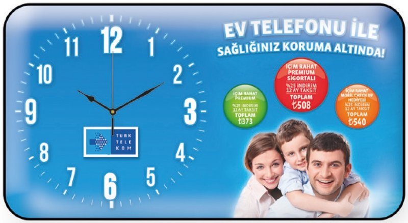 28X50 cm Dikdörtgen Cam Duvar Saati 2