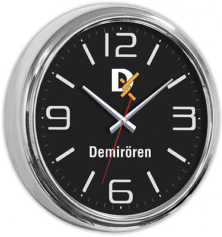 34 cm Defka Metal Duvar Saati 2