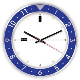36 cm Kena Metal Duvar Saati 6