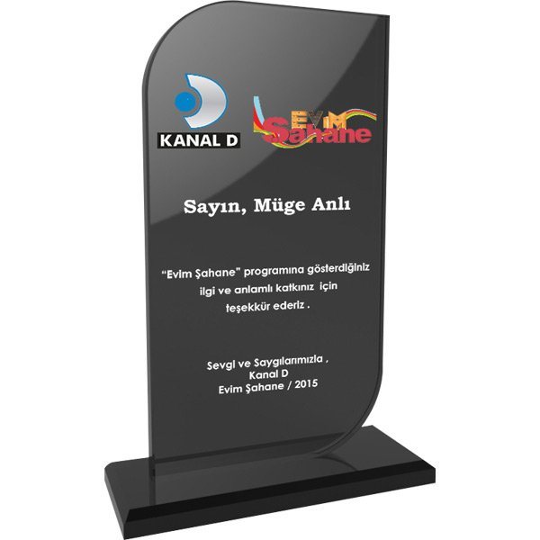 Ayli Kristal Plaket 2