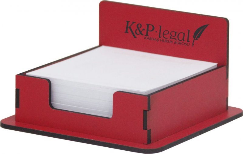 Balu Ahşap Küp Bloknot 3