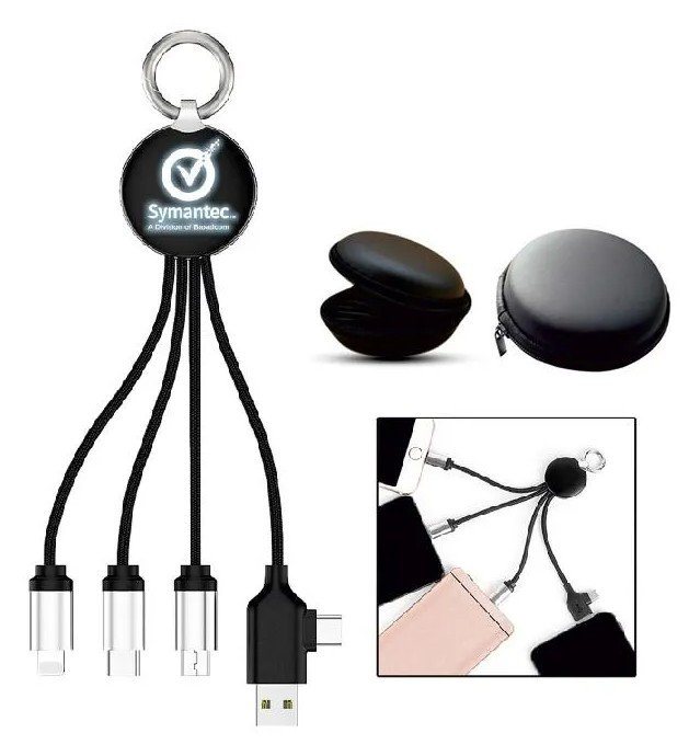 Bento Işıklı Powerbank Kablosu TYPE-C Girişli & Çantalı 2