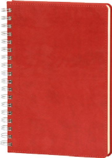 Çiğli Spiralli Kareli Termo Deri Defter 3