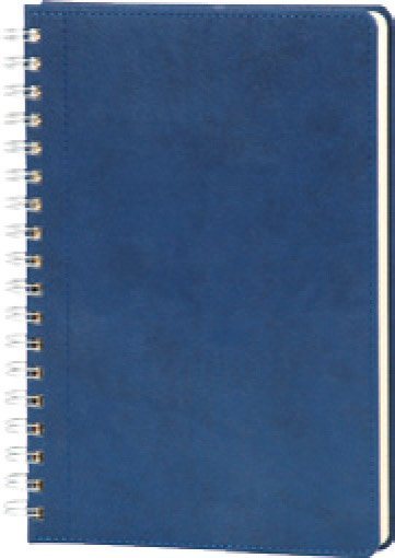 Çiğli Spiralli Kareli Termo Deri Defter 5