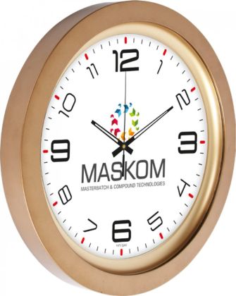 40 cm Ovon Metalize Duvar Saati