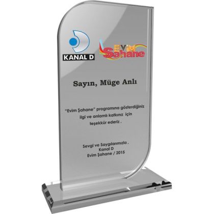 Ayli Kristal Plaket
