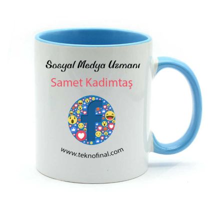 İçi Renkli Süblimasyon Kupa