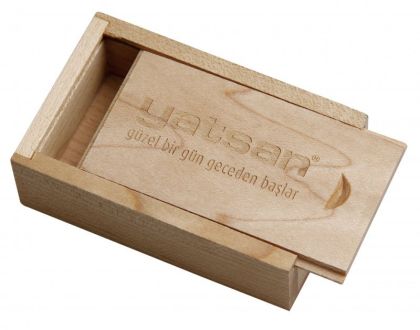Sürgülü Ahşap USB Kutusu