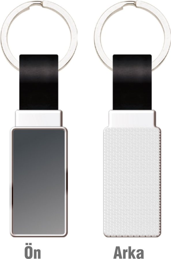 Keys Metal Deri Anahtarlık 2