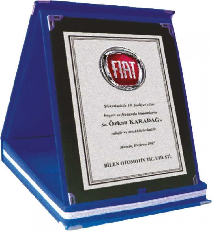 Kill Albüm Plaket 2
