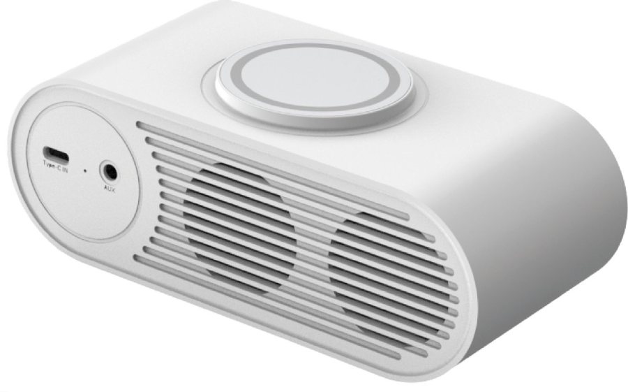 Lanso Işıklı Saatli Wireless Charger & Speaker 3