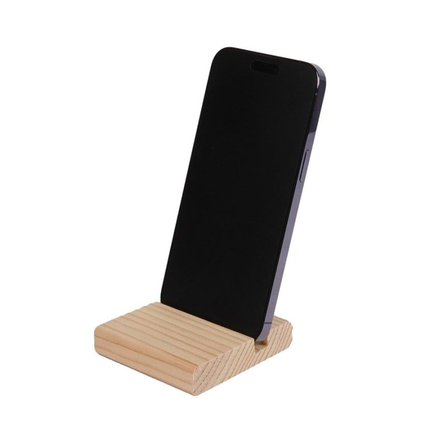 Muhsi Ahşap Telefon Standı