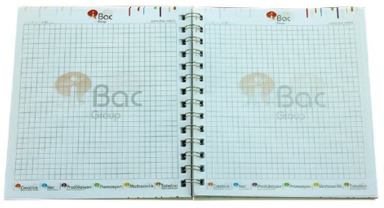 Özel Kuşe Sıvama Kapak Defter 2