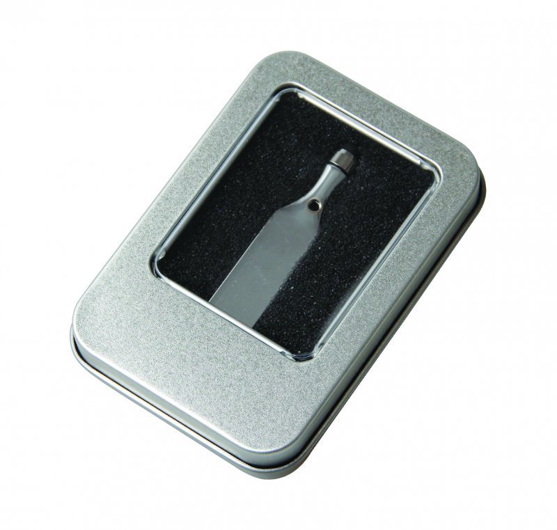 Pencereli Metal USB Kutu 2
