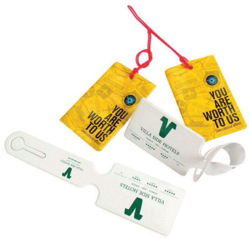 PVC Bavul Etiketi
