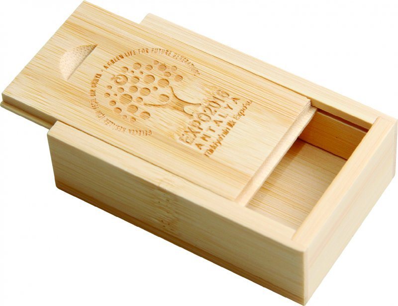 Sürgülü Ahşap USB Kutusu 3