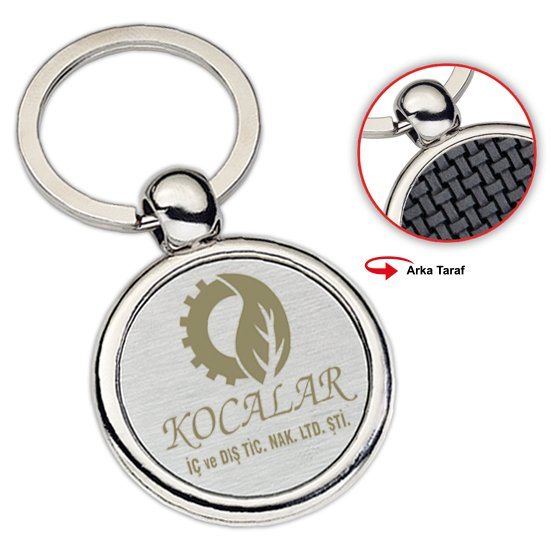Tapo Yuvarlak Metal Anahtarlık 3
