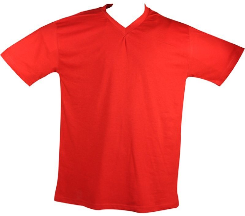 Tüp Kesim V Yaka T-Shirt 4