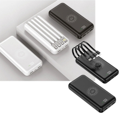 Powerbank 20000 mAh Wireless Mobil Şarj Cihazı