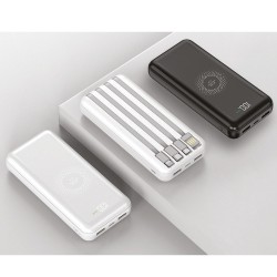 Powerbank 10000 mAh Wireless Mobil Şarj Cihazı