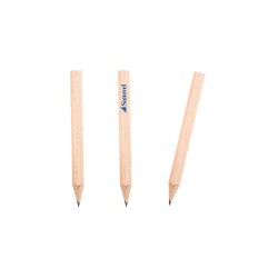 Mini Naturel Köşeli Kurşun Kalem